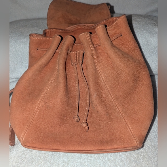 Vintage Coach Sonoma style drawstring bucket backpack. 4938 - Picture 8 of 12